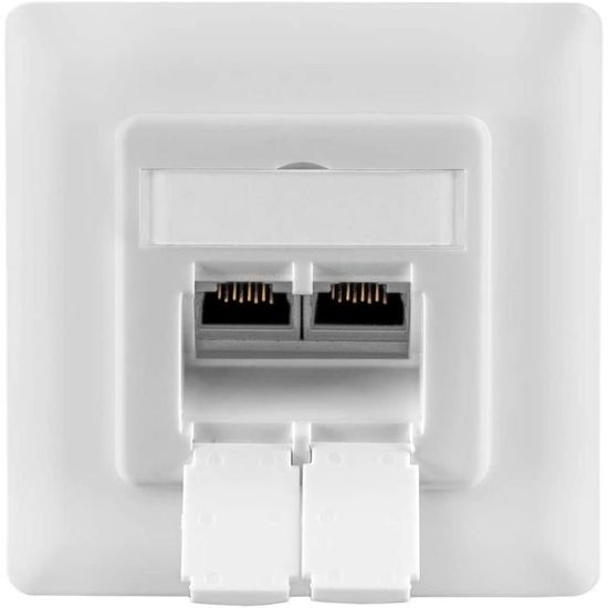 Prise Ethernet Lot De 10 Prises Réseau Universelles Cat 6 - Montage En Saillie Prise Rj45 Prise Ethernet Lot De 10 Prises Réseau Universelles Cat 6 - Montage En Saillie Prise Rj45