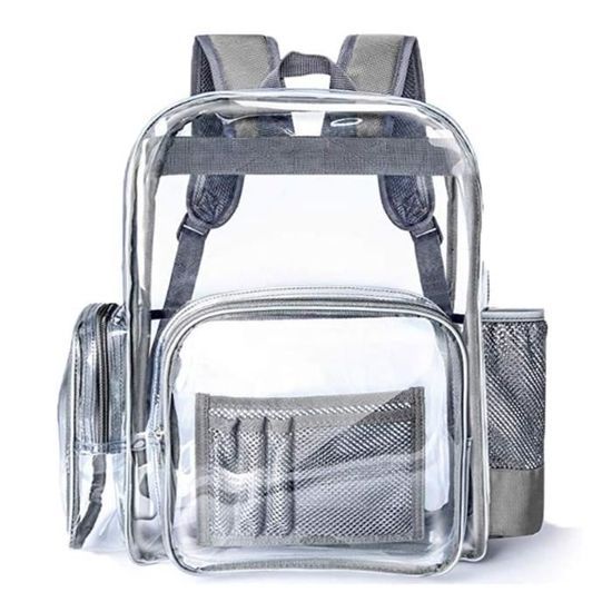 Sac à Dos Transparent Petit Format - Approuvé Stade, Imperméable, Léger, Pour Stade, Concert, Voyage