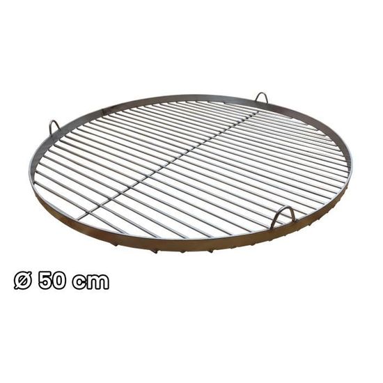 Grille Ronde Acier Inoxydable BBQ – Diamètres 40/43/45/48 Cm, Grille De Cuisson Camping Et Jardin Durable