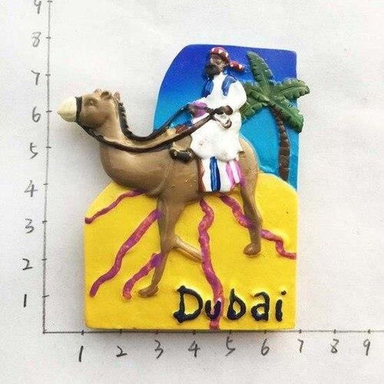 Aimant Réfrigérateur Souvenir Gécko - Décoration Ibiza Espagne - 9,7 X 4,6 Cm - Polyresine Et Aimant - 8