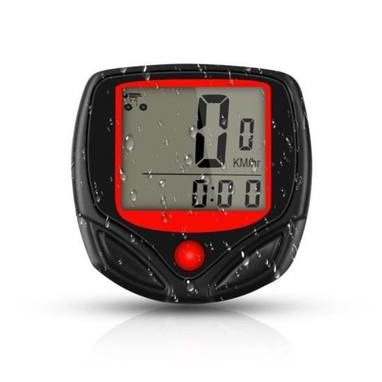 Compteur vélo,Compteur de vitesse sans fil,ordinateur de vélo,grand