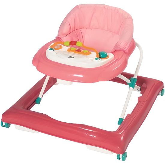 Trotteur Tin Tin Rose Musical 4 roues BREVI Cdiscount Puericulture Eveil bebe