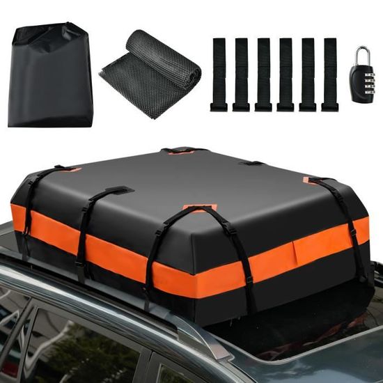 Sacs cargo de toit 425l Capacité de stockage étanche compatible avec les  voitures, les fourgonnettes ou les SUV