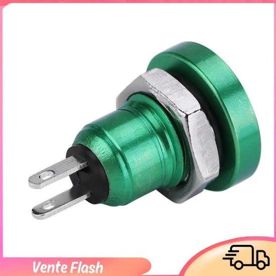 Qiilu Drucktaster 8mm – Zink-Aluminium-Legierung, 1A 24V, IP65, IK08, Rot – Für Hupe, Start & Mehr Qiilu Drucktaster 8mm – Zink-Aluminium-Legierung, 1A 24V, IP65, IK08, Rot – Für Hupe, Start & Mehr