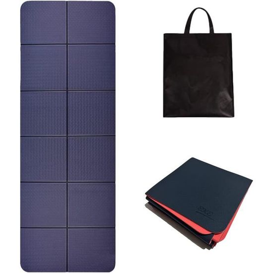 Tapis De Yoga Pliable TRI 3 Panneaux IKEA - 185x78 Cm, épais 3 Cm, Poignée De Transport, En Mousse PVC