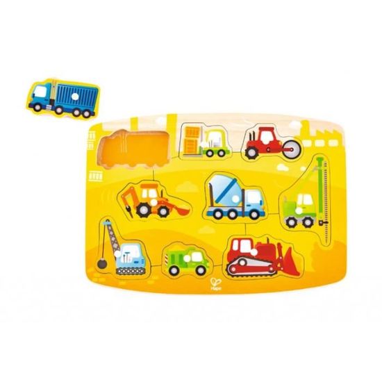 Coffret Chantier De Construction, Avec Une Grue Et 1 Véhicule Engin