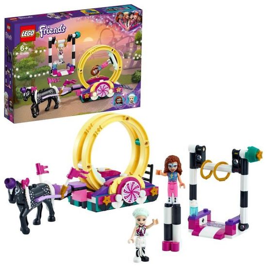 Jeu de construction - LEGO - Friends Les acrobaties magiques - Mini-poupées - Parc à thème