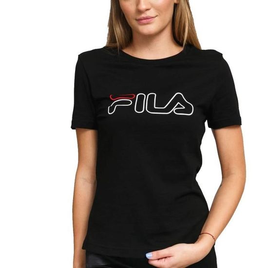 Tee shirt fila sale noir femme
