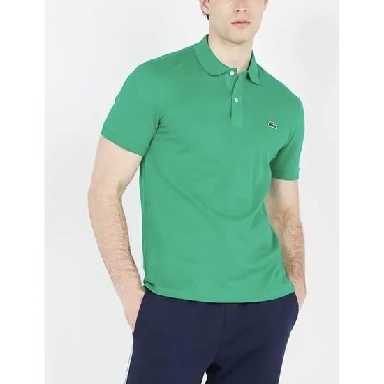 Polo lacoste vert homme store