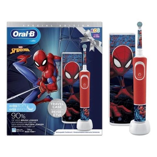 Brosse à dents électrique ORAL-B Vitaliity Kids edition special Spiderman