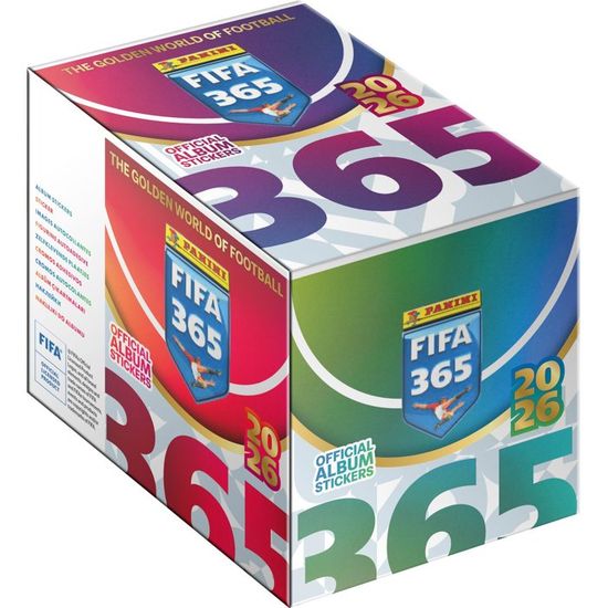 Manuelkant Lot De 2 Boîtes (100 Sachets) – Figurines Panini FIFA 365 2026, Album Allemand, Autocollants Collection, 5 Stickers Par Sachet