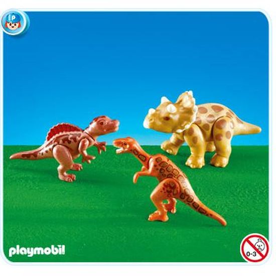 Jeu de 3 bébés dinosaures PLAYMOBIL - Thème Les dinosaures
