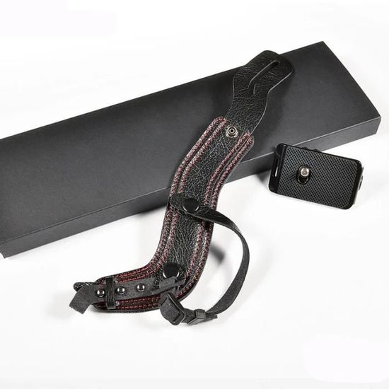 SMALLRIG Sangle Poignet Tressée Verte 5054 - Dragonne Sécurité Réglable Cuir Nylon Pour Appareil Photo Reflex Mirrorless
