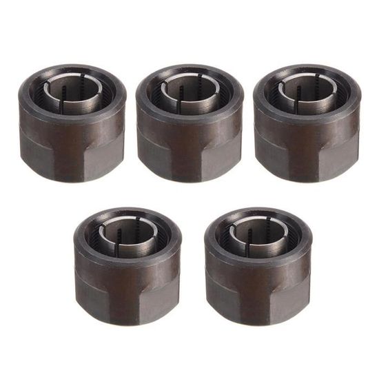 5Pc Metal Collet Nut Plunge Router Parts for Makita 3612 Cdiscount