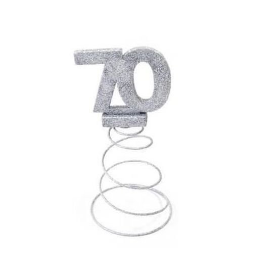 centre de table anniversaire 70 ans Centre De Table Anniversaire Argent 70ans X1 Ref Dec768 70 centre de table anniversaire 70 ans