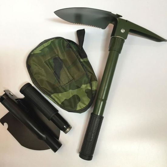 Pelle De Camping Pliable - Outil De Tranchée Pour Pêche Et Randonnée - NEUVE