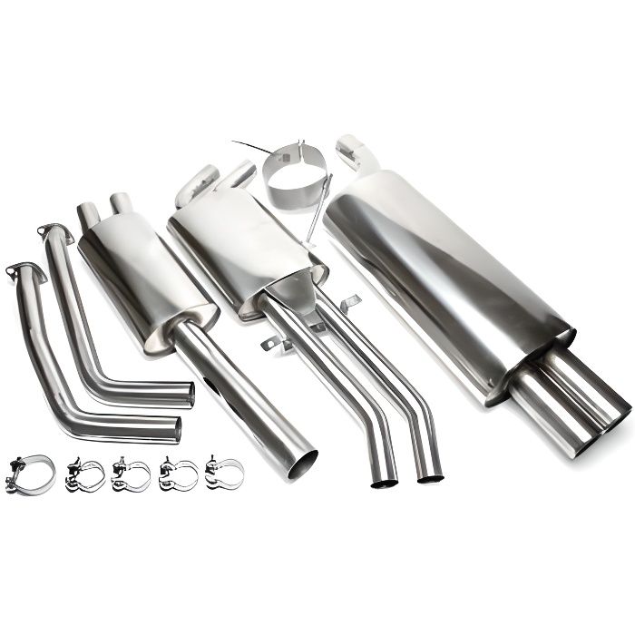 EVOE466AE276 Ligne Echappement Sport BMW Serie 3 Coupe E46 de fev 1999 a aout 2001