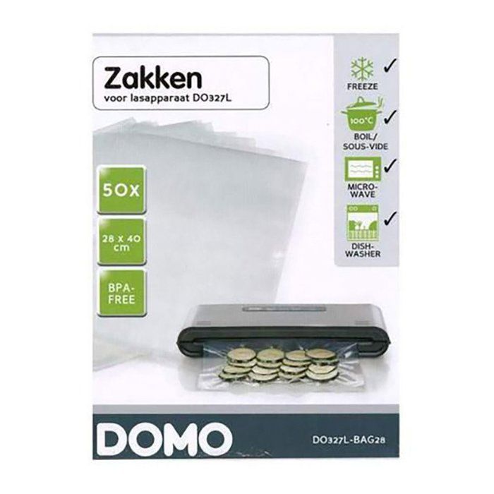 DOMO DO327L-BAG28 50 sacs pour soudeuse – 28 x 40 cm
