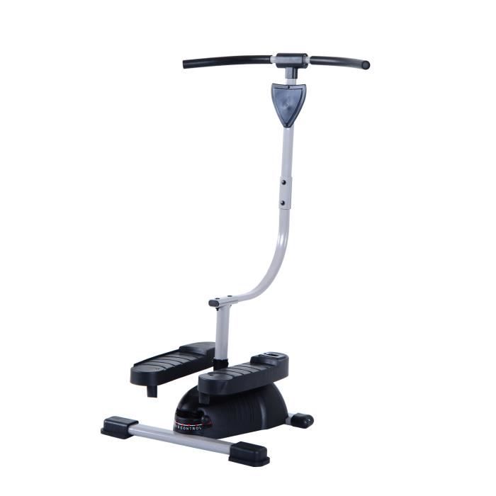 Appareil fitness cardio twister machine de torsion à pédales 73Lx70lx122H cm argent neuf 42