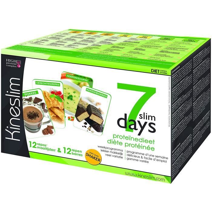 Amaigrissement Et Perte De Poid - Limics24 - Coffret Minceur 7 Slim Days Cure Jours Repas Barres Protéinées