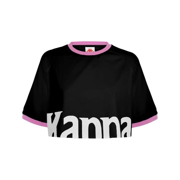 T-shirt Crystal Authentic Noir
