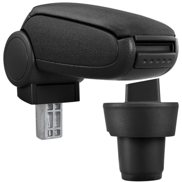 pro.tec accoudoir central spécifique pour VW Up ! (3 et 5 portes) - accoudoir avec compartiment de rangement - avec rembourrage -...