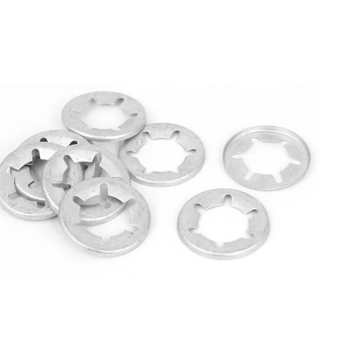 Diamètre intérieur 16 mm acier inoxydable 304 rondelles blocage verrouillage étoile 10 Pcs