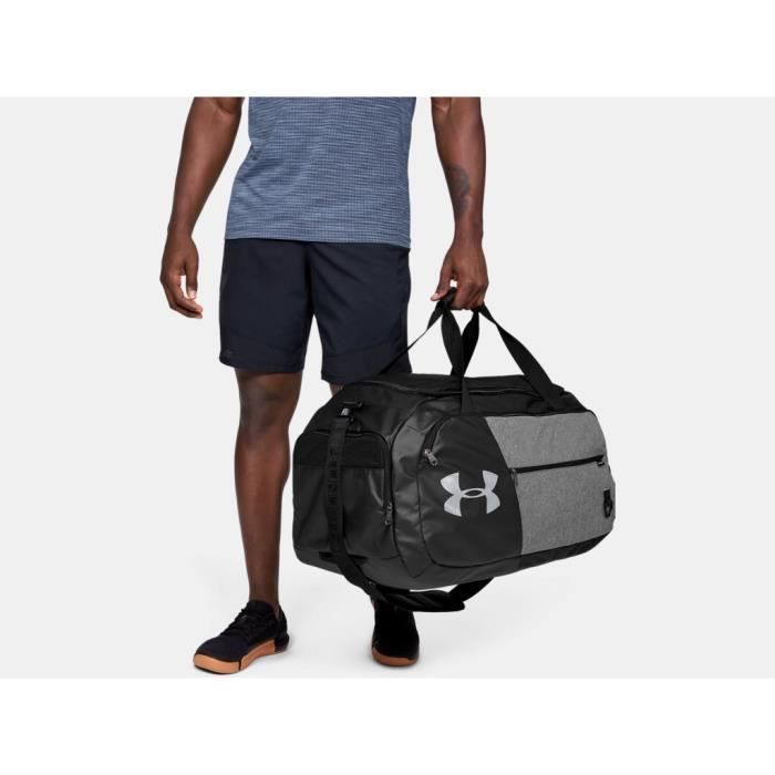 Sac de sport Under Armour Undeniable 4.0 L - gris chiné/argenté/noir - TU