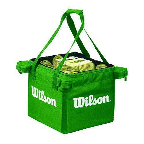 Wilson Panier pour Balles de Tennis, Tennis Teaching Bag Capacité 150 Balles, Vert, - WRZ541200