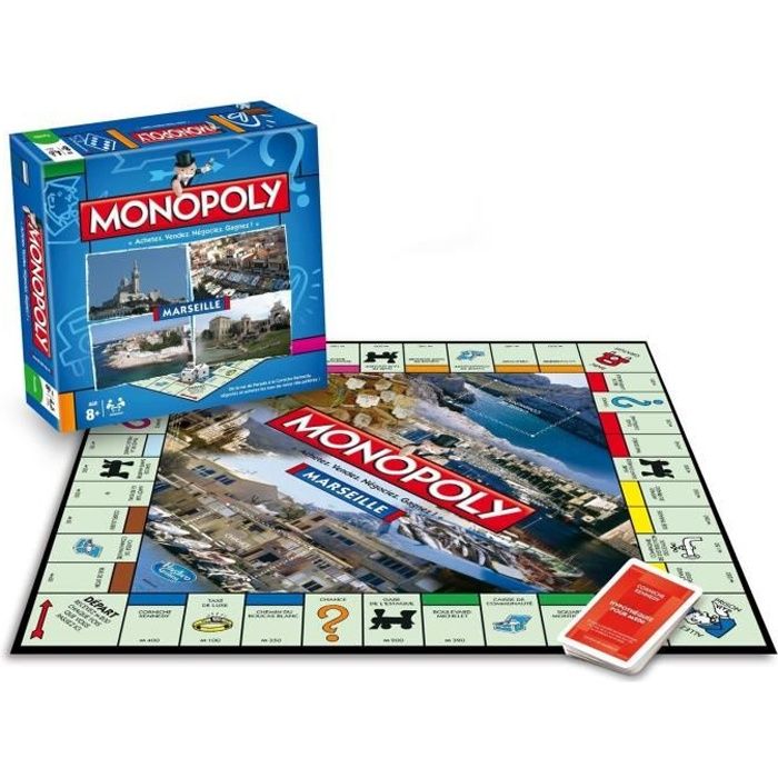 MONOPOLY Marseille - Jeu de societé - Version française