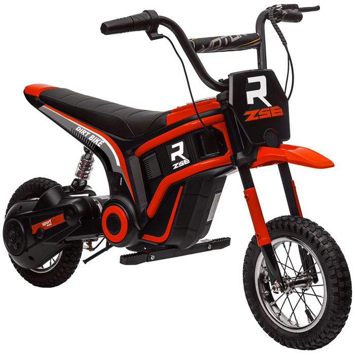 Moto cross éléctrique pour enfant - HOMCOM - licence Honda CRF450RL - 3 roues - batterie 6V