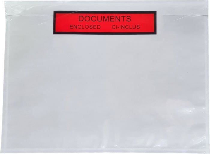 Lots de Pochette porte document ci-inclus format A5 (A4 pli?� en 2) Pochette d�??Exp?�dition 