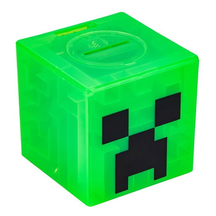 Tirelire - Paladone - 12299 - Puzzle Minecraft - Coffre-fort Creeper - Asymétrique