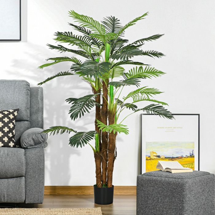 Ouddy Daily 6 Pièces Plantes Succulentes Artificielles en Pot, Plantes