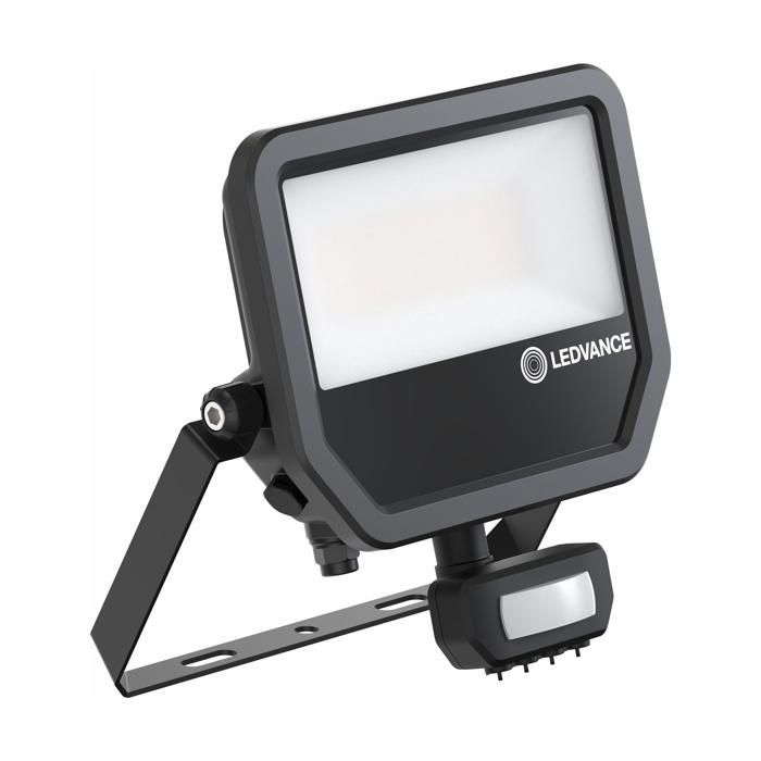 Projecteur LED - LEDVANCE - Aluminium Noir - 41W - 6000lm - IP65 - Détecteur de Mouvement