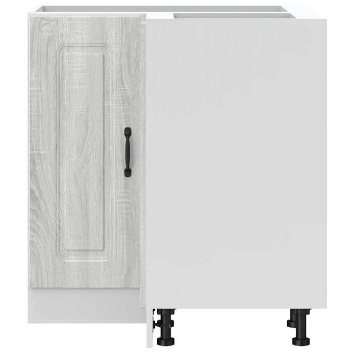 Promotion mai * Armoire dangle - Meuble de rangement - de cuisine Kalmar sonoma gris EU7549853513