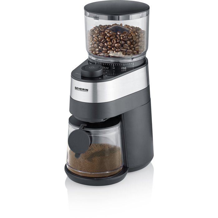 Moulin à Café Severin KM 3880 – 140 W, Capacité 240 g, 30 Niveaux de Mouture