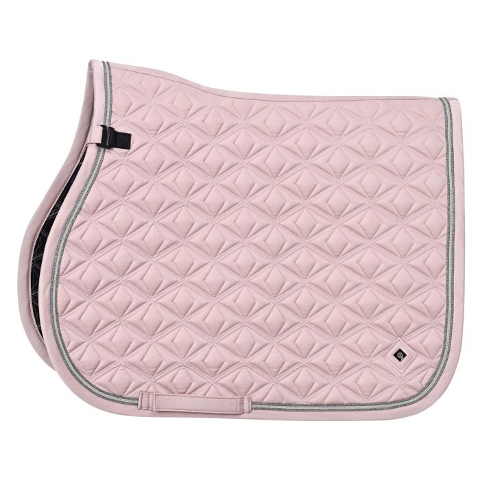 Equestrian Stockholm - Tapis de selle Modern Dark Ocean blanc