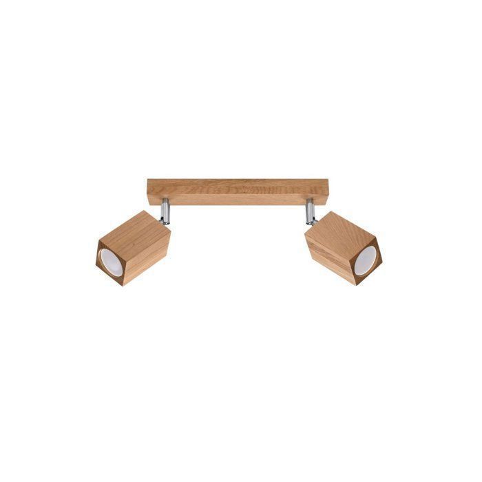 Plafonnier en Bois - KEPLER - Chêne - IP20 - Max 10W LED - GU10 - Style Scandinave