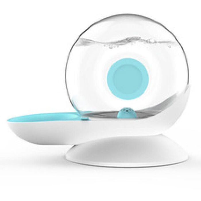 Distributeur deau Automatique pour Chien Chat en Forme descargot Abreuvoir à gravité pour Animaux domestiques Fontaine Transp