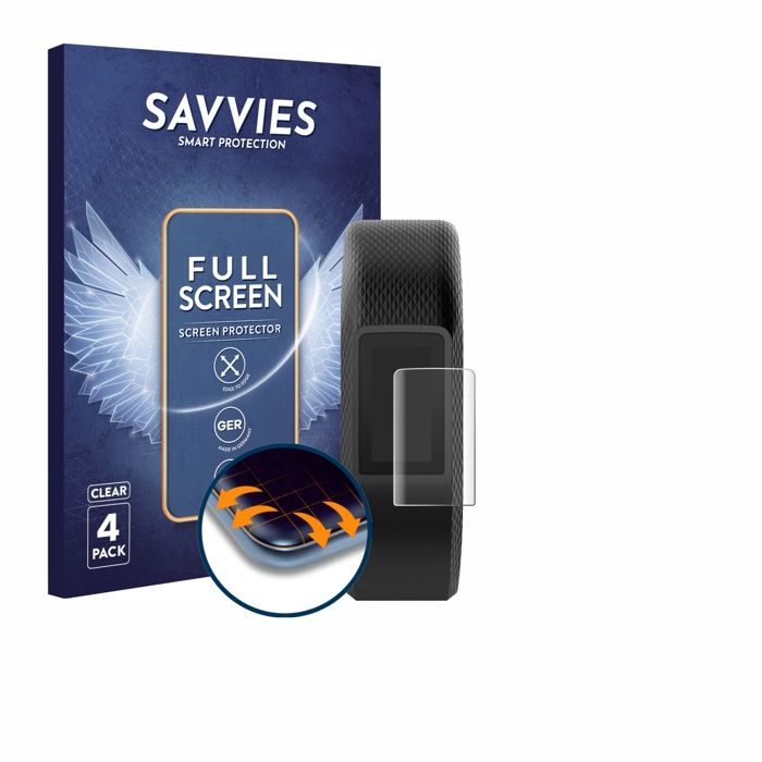 Savvies 4 Pièces Full-Screen Ecran Protection pour Xiaomi Mibro Watch