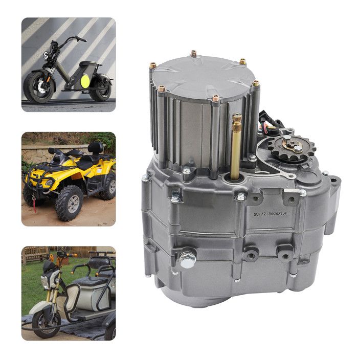 Kit de moteur CC sans balais de 1000W avec contrôleur kit de conversion DIY pour moteur électrique kit de moteur