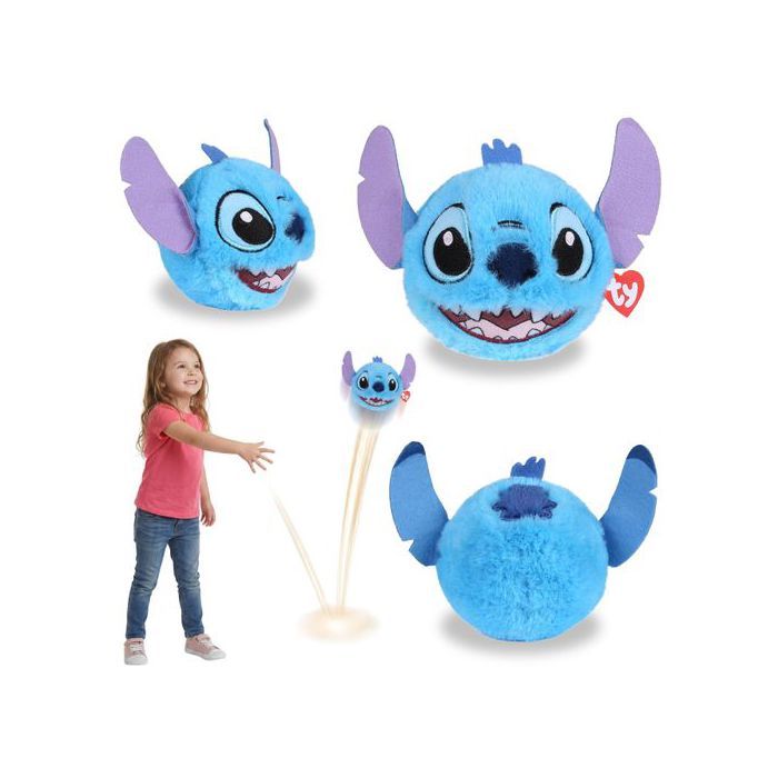 TY DISNEY Stitch Peluche-ballon mascotte rebondissante BEANIE BOUNCERS jouet dadresse pour enfants 10 cm