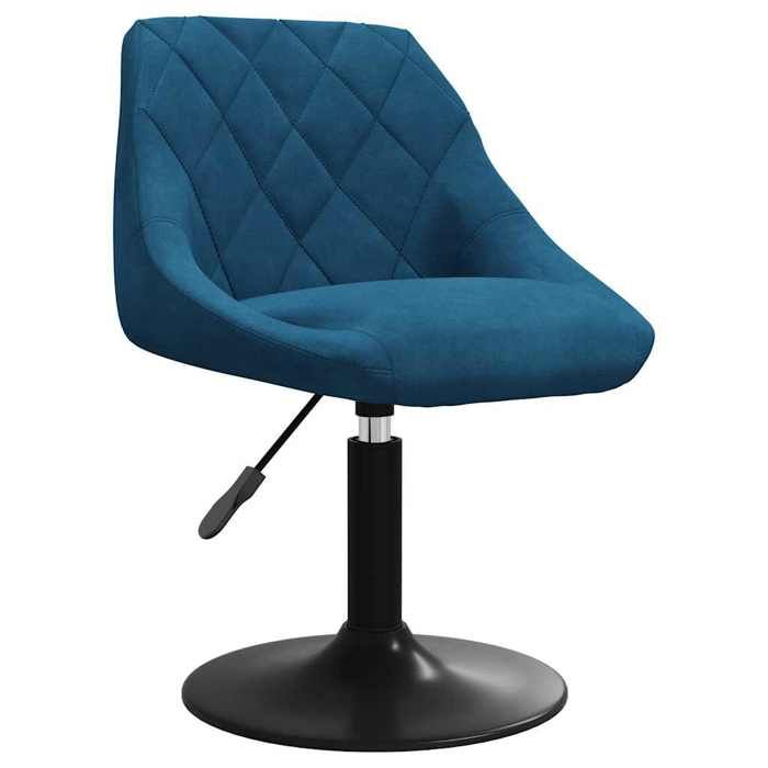CHEZ ZENG Chaise de salle à manger Bleu Velours LL5105