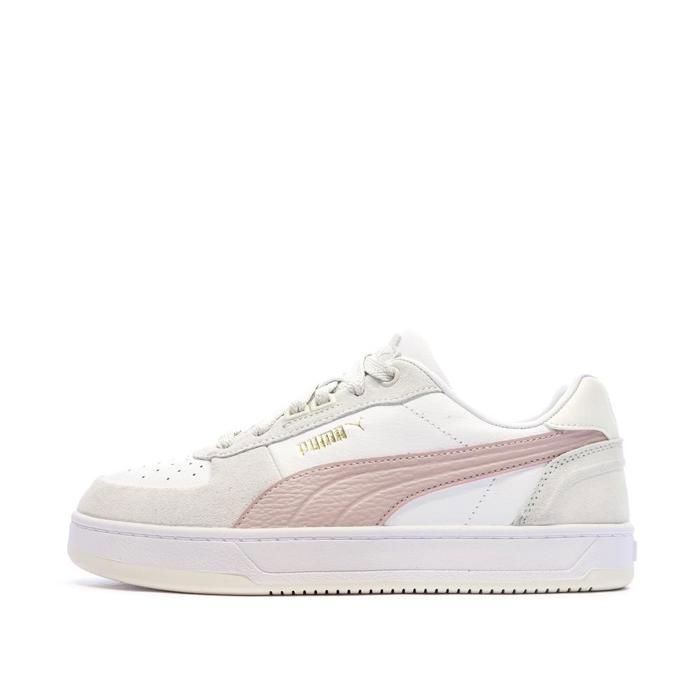 Baskets Blanc/Rose Femme Puma Caven 2.0 Lux Sd