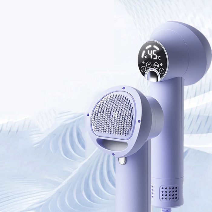 Sèche-cheveux pour animaux de compagnie - RNCYN - Contrôle de la température - Blanc violet - Référence KG5051