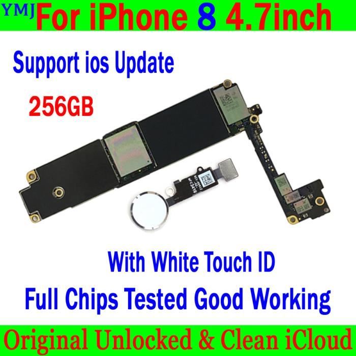 Carte Mère Originale IPhone 8 Plus 256GB Avec Touch ID – Blanc – Occasion