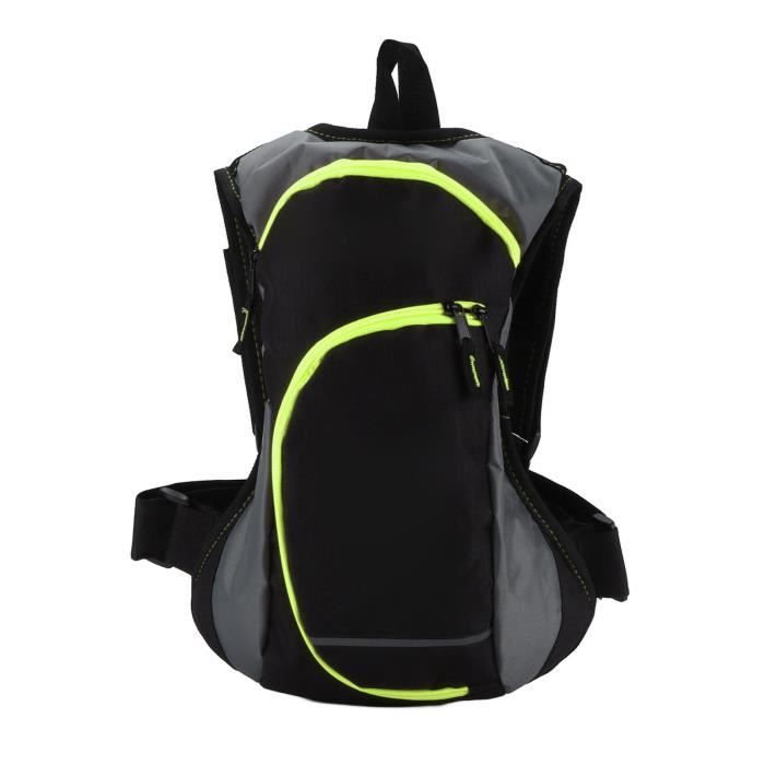 Akozon sacs de cyclisme Sac à dos moto sac à dos moto sac à bandoulière imperméable en tissu Oxford composant extérieur (vert)