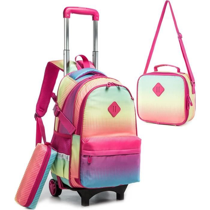 Cartable a 2025 roulette fille maternelle