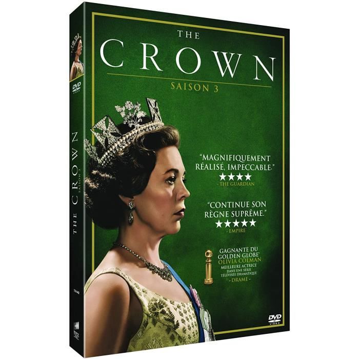 Dvd The Crown Saison 1 2 3 DVD The Crown-L'intégrale de la troisième Saison en dvd série pas cher